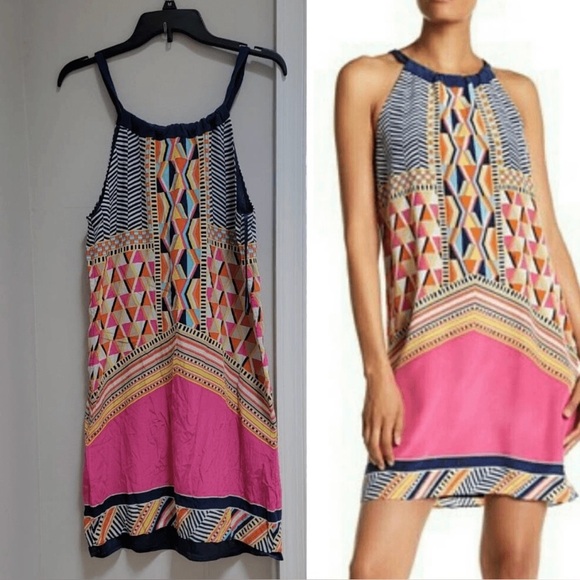 Trina Turk Ranchita Silk halter dress size 2 - Picture 3 of 10
